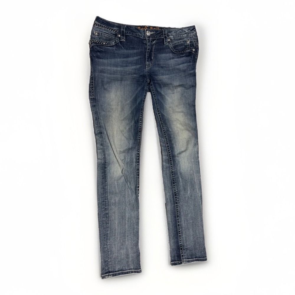 Rock Revival‎ Johanna Skinny Jeans Women's 32 Dark Wash Flap Pocket